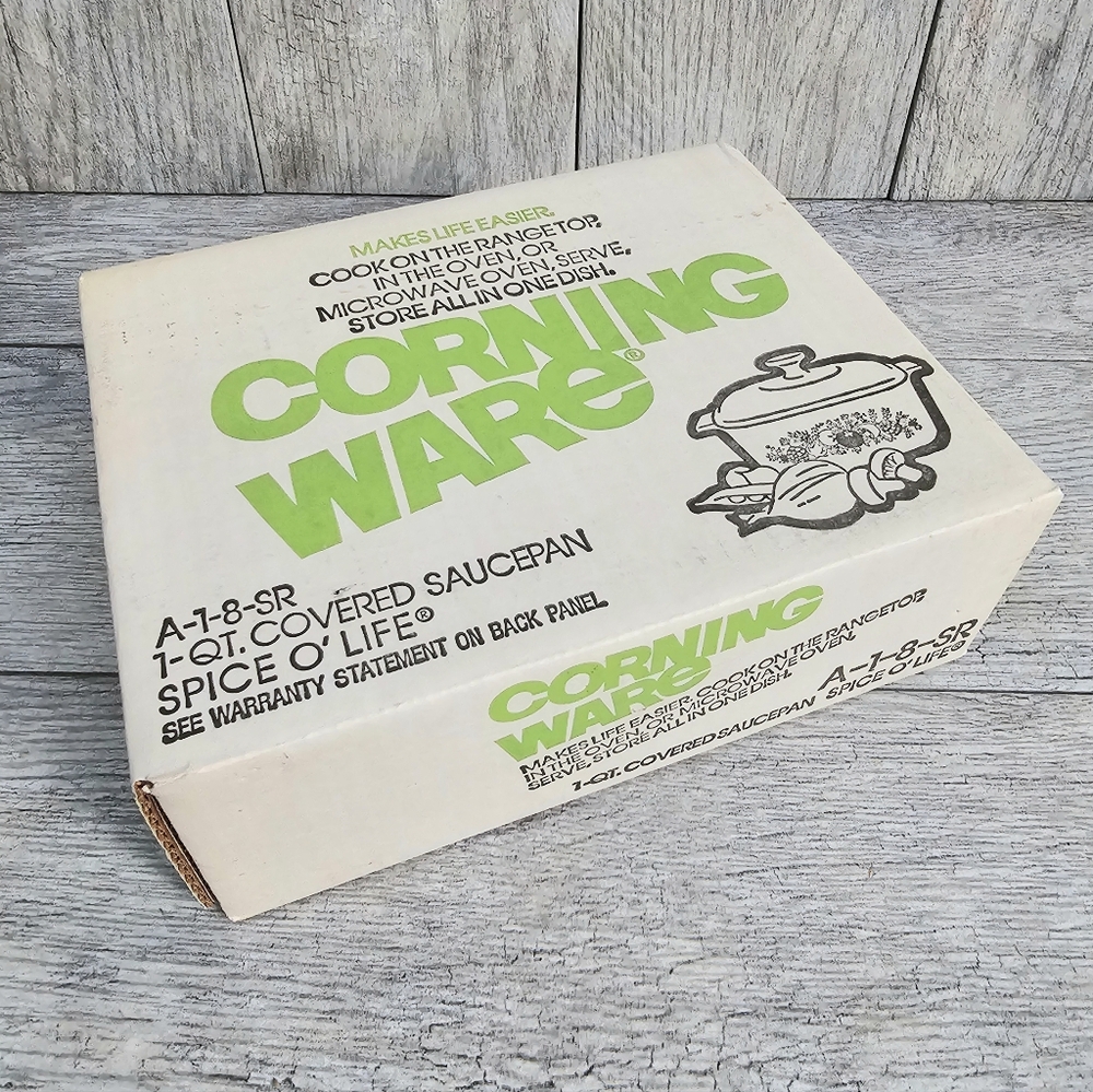 Corningware Spice O' Life 1-Quart Covered Saucepan  - NIB